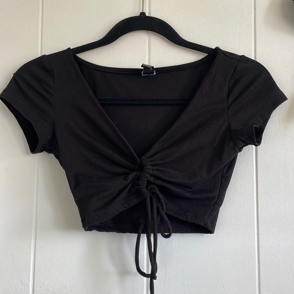 Black Crop Top